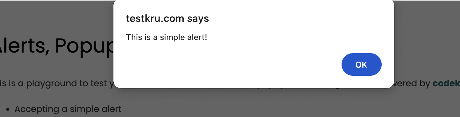 javascript alert